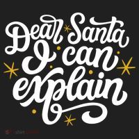Dear Santa I Can Explain Christmas Holiday Funny Women's Sweatshirt thumb 2