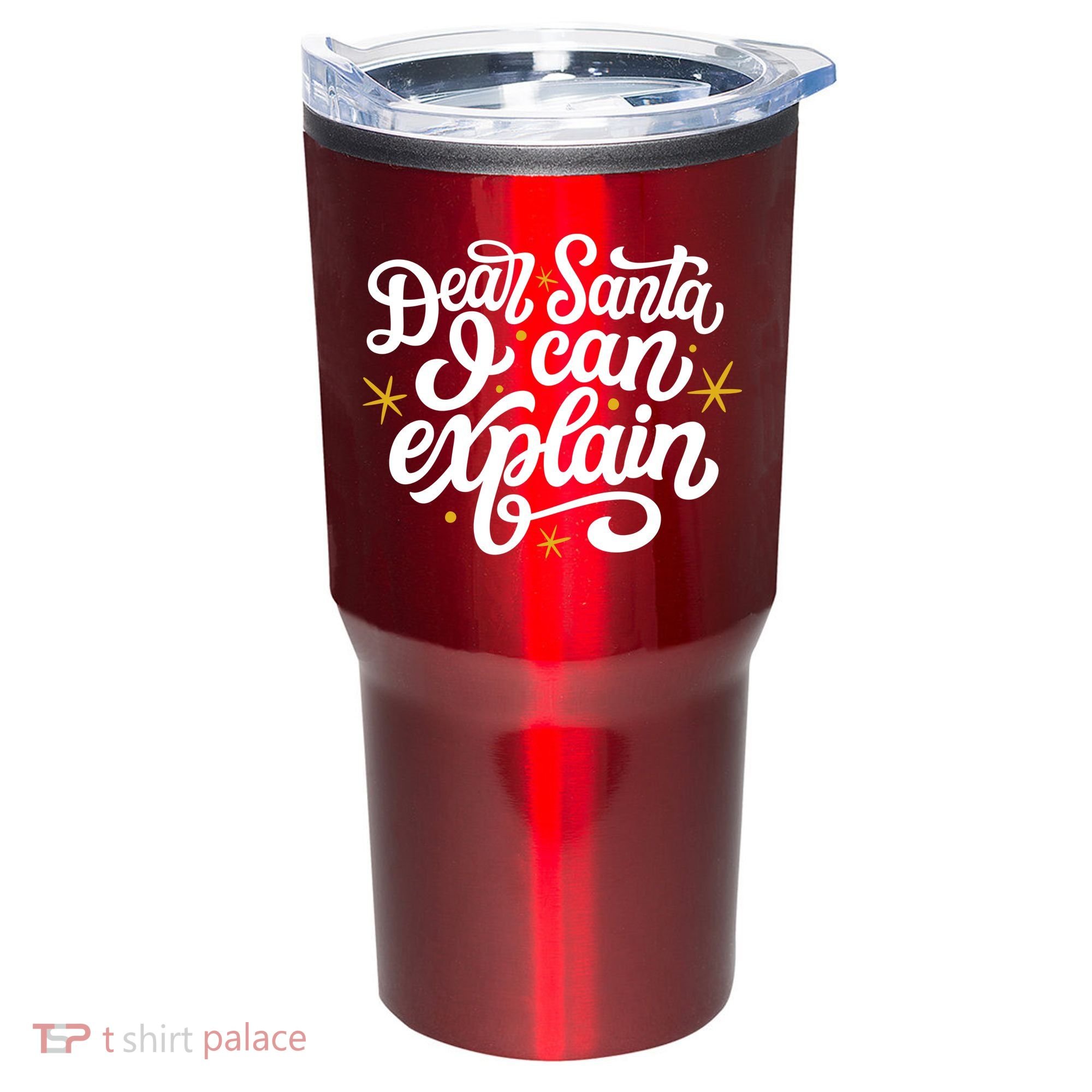 Dear Santa I Can Explain Christmas Holiday Funny Tumbler