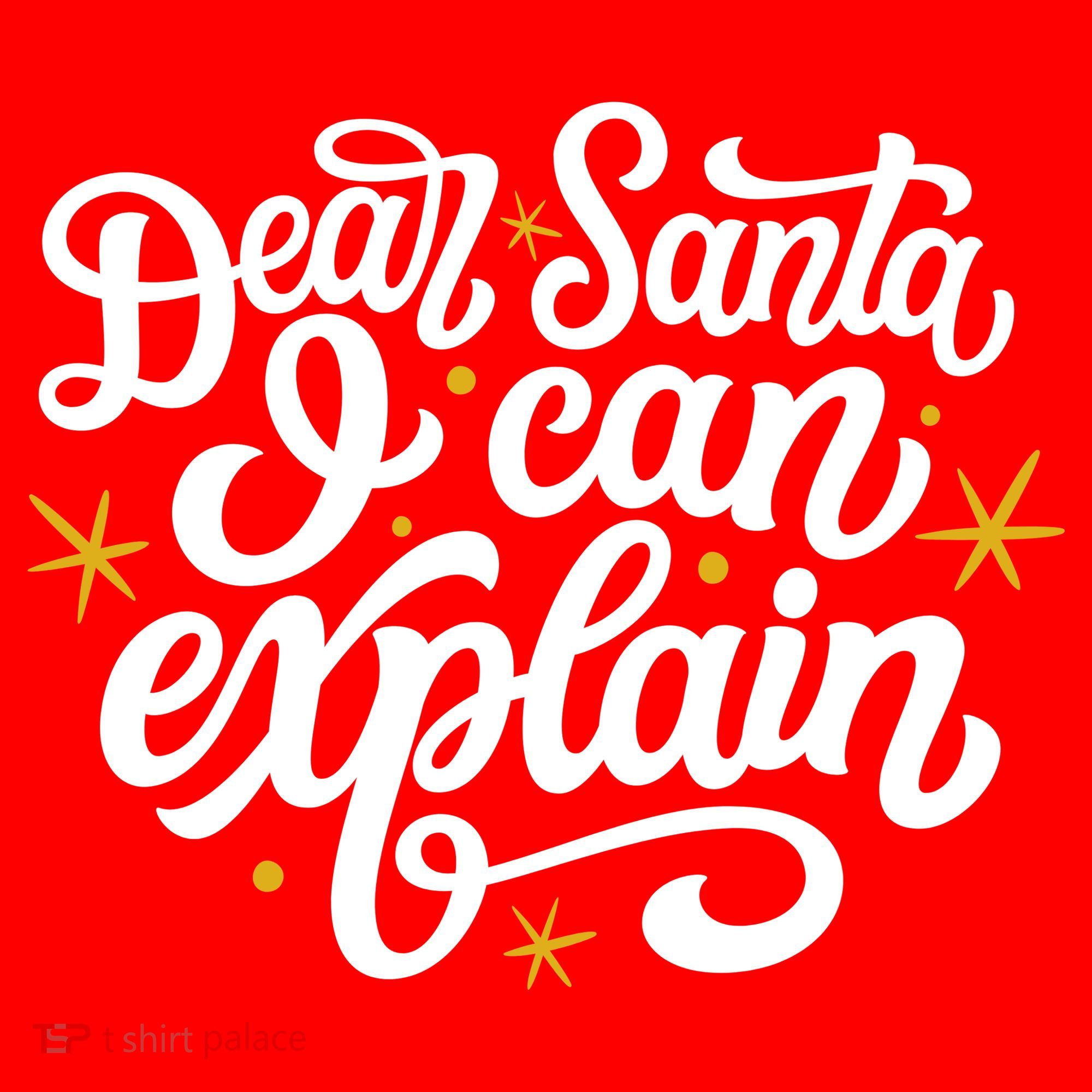 Dear Santa I Can Explain Christmas Holiday Funny Women's Tank Top
