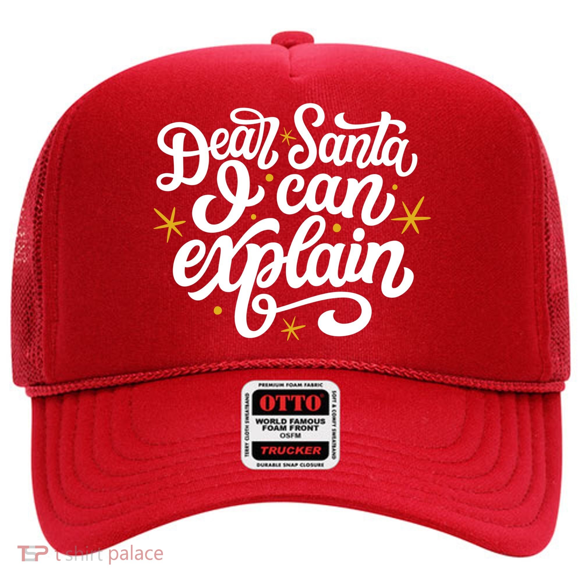 Dear Santa I Can Explain Christmas Holiday Funny Hat