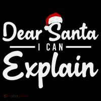 Dear Santa I Can Explain Hoodie thumb 7