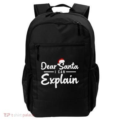 Dear Santa I Can Explain Backpack
