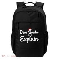 Dear Santa I Can Explain Backpack thumb 0