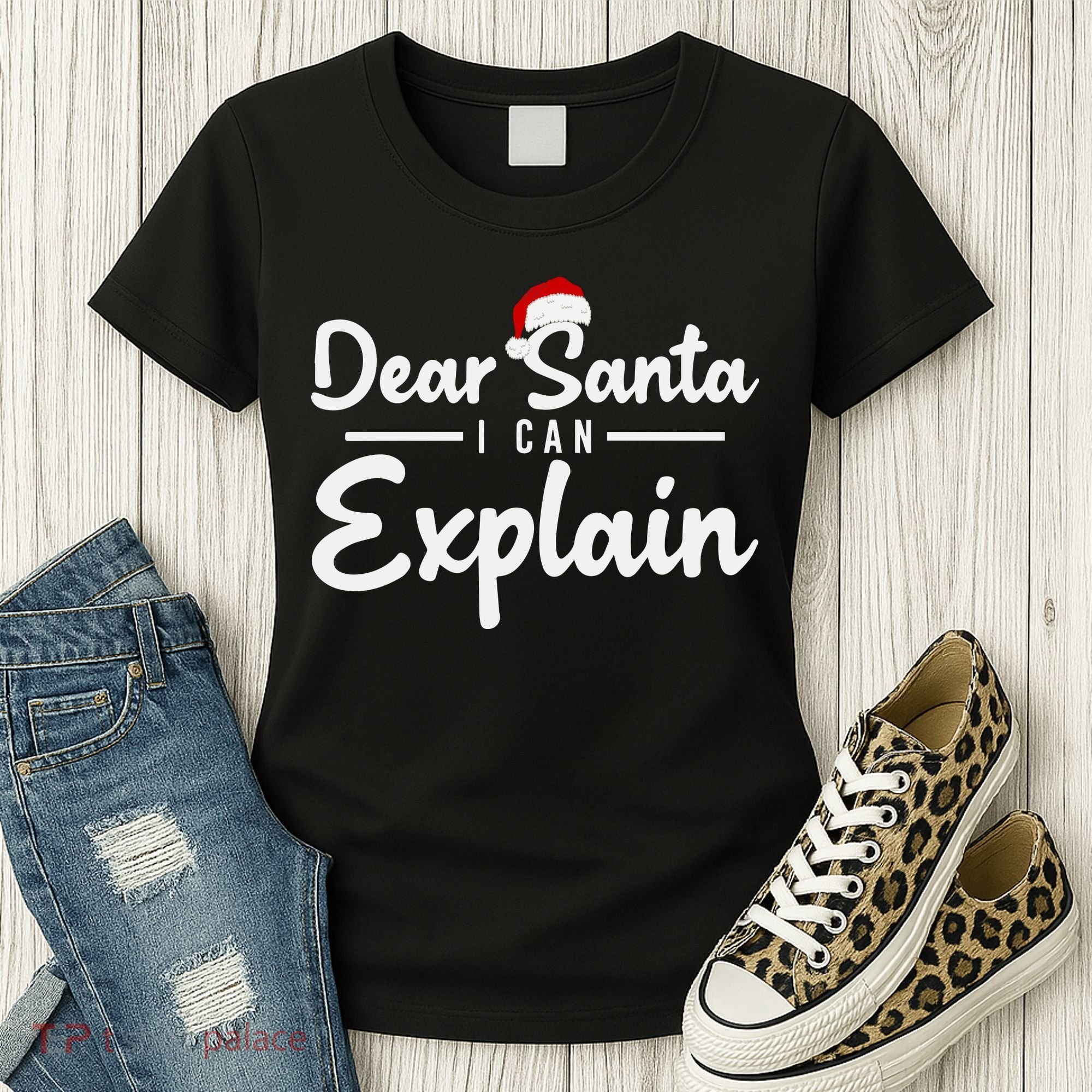 Dear Santa I Can Explain Women's T-Shirt