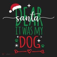 Dear Santa It Was My Dog Funny Christmas Women's Sweatshirt thumb 2