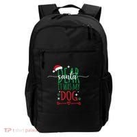 Dear Santa It Was My Dog Funny Christmas Backpack thumb 0