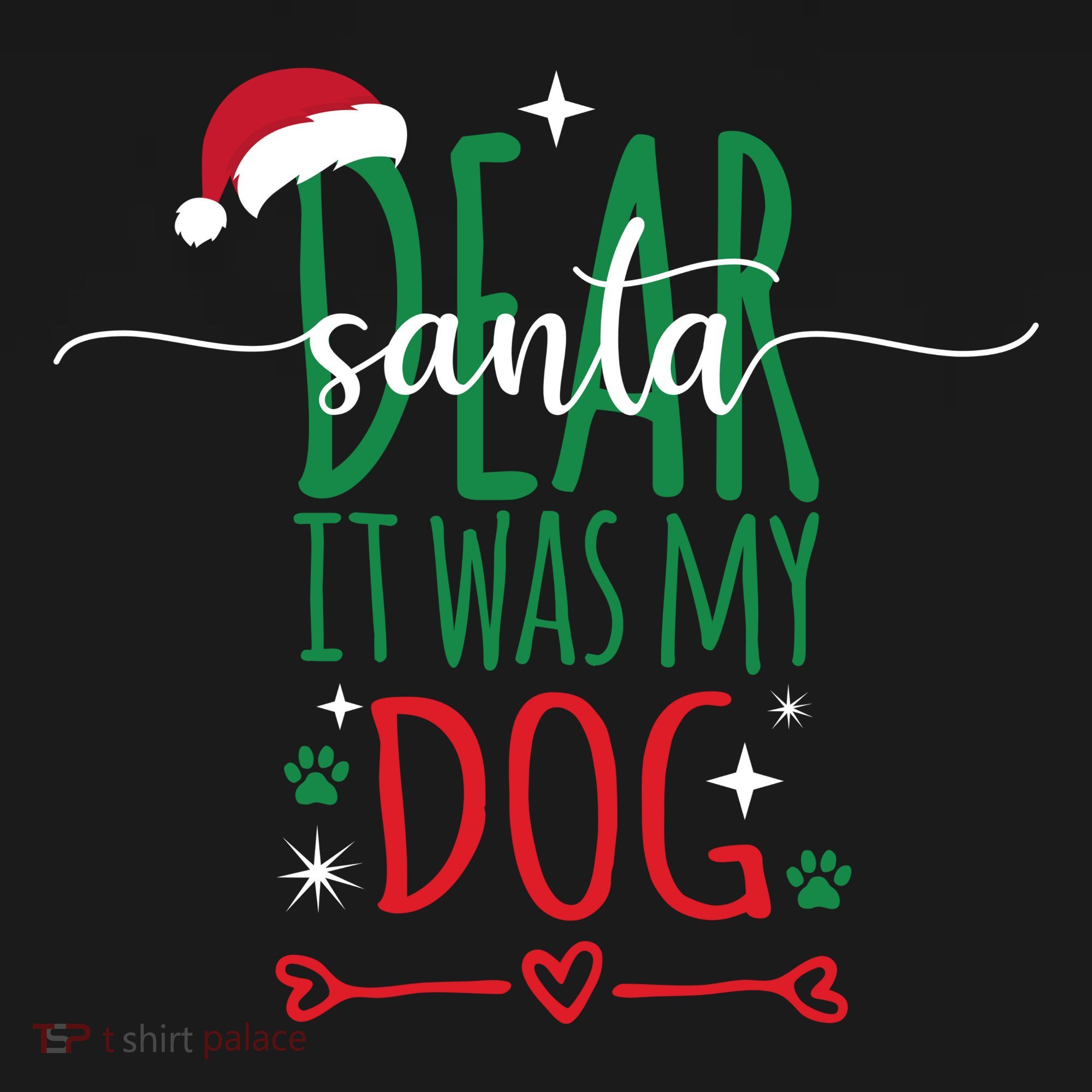 Dear Santa It Was My Dog Funny Christmas Coaster