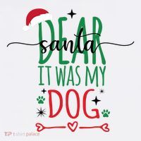Dear Santa It Was My Dog Funny Christmas Women's Tank Top thumb 5