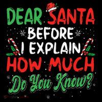 Dear Santa I Can Explain Funny Christmas  Ornament thumb 1