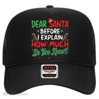 Dear Santa I Can Explain Funny Christmas  Hat thumb 0