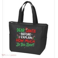 Dear Santa I Can Explain Funny Christmas  Tote Bag thumb 3
