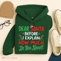 Dear Santa I Can Explain Funny Christmas  Hoodie thumb 4