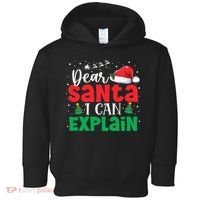 Dear Santa I Can Explain Funny Christmas List Xmas Pajamas Toddler Hoodie thumb 0