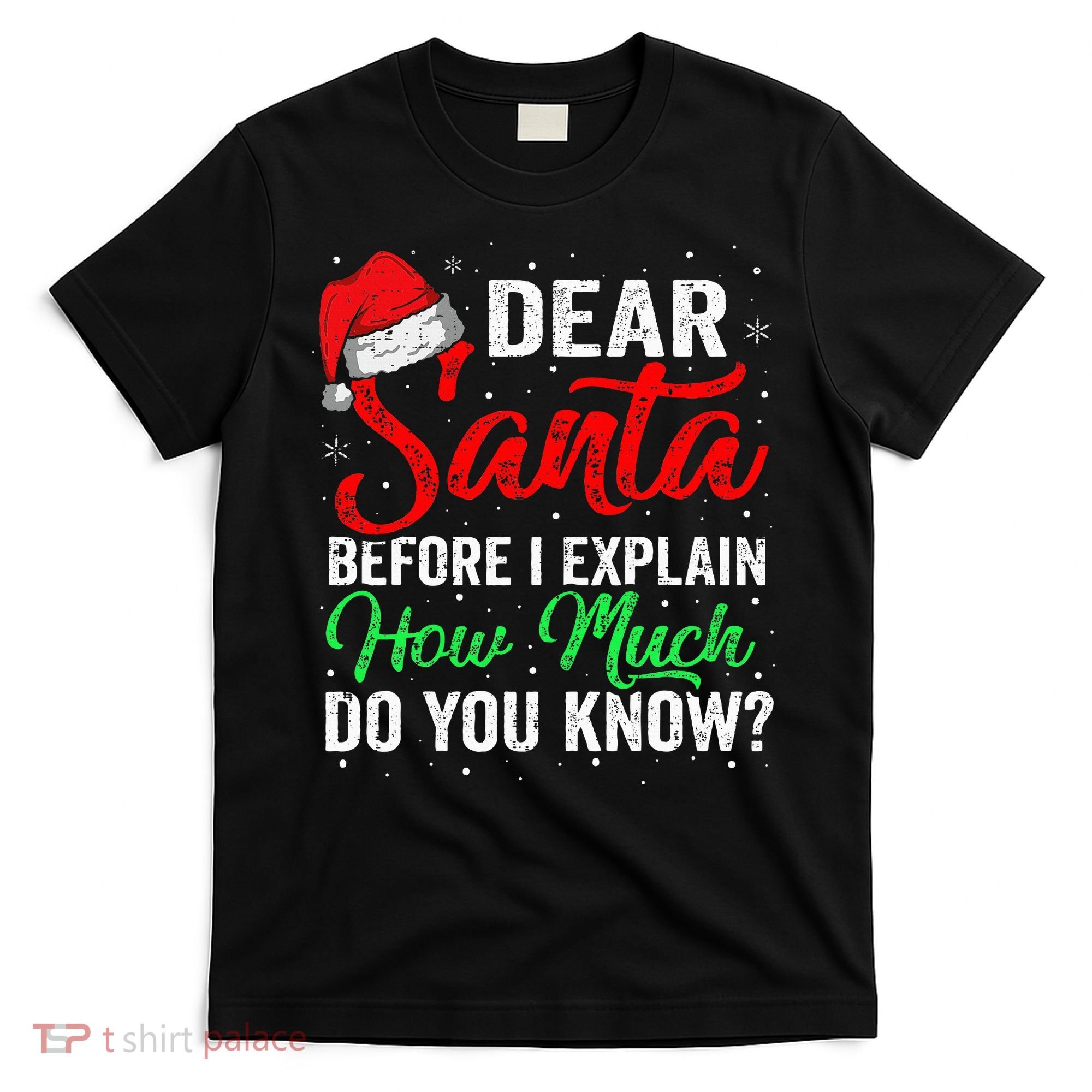 Dear Santa I Can Explain Funny Christmas T-Shirt
