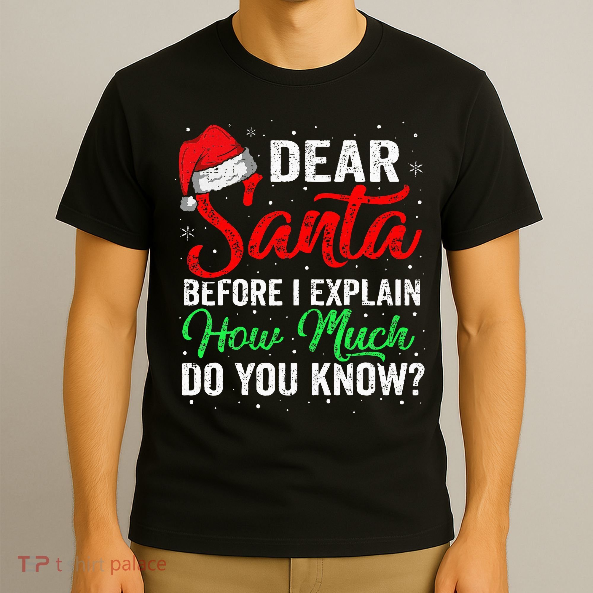 Dear Santa I Can Explain Funny Christmas T-Shirt