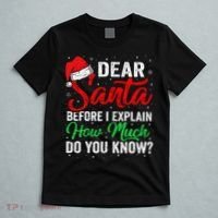 Dear Santa I Can Explain Funny Christmas T-Shirt thumb 5