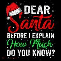 Dear Santa I Can Explain Funny Christmas Ornament thumb 1