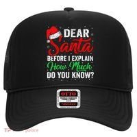 Dear Santa I Can Explain Funny Christmas Hat thumb 0