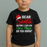 Dear Santa I Can Explain Funny Christmas Toddler T-Shirt thumb 2