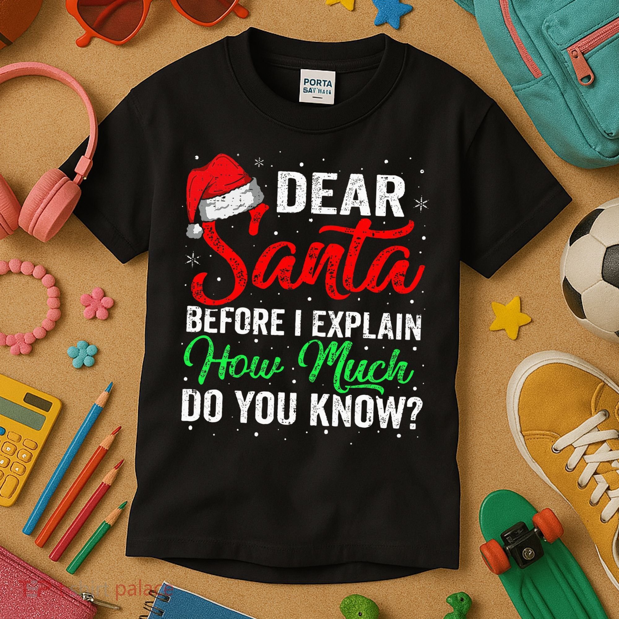 Dear Santa I Can Explain Funny Christmas Kids T-Shirt