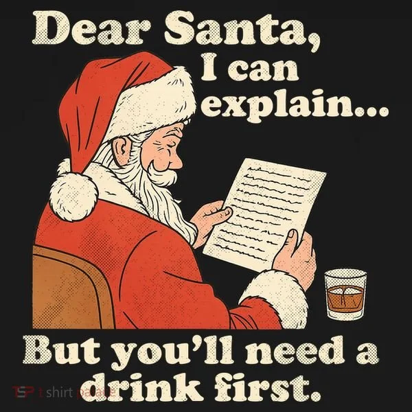 Dear Santa I Can Explain But Youll Need A Drink First Ornament