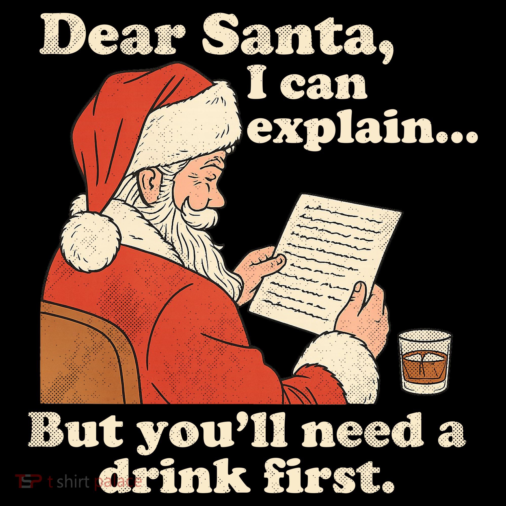 Dear Santa I Can Explain But Youll Need A Drink First Women's Tank Top