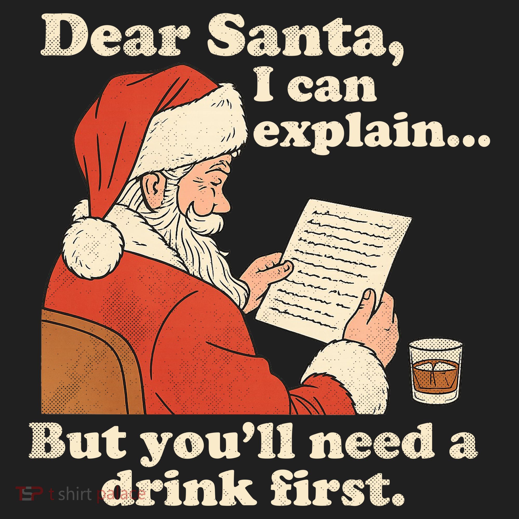 Dear Santa I Can Explain But Youll Need A Drink First Golf Towel