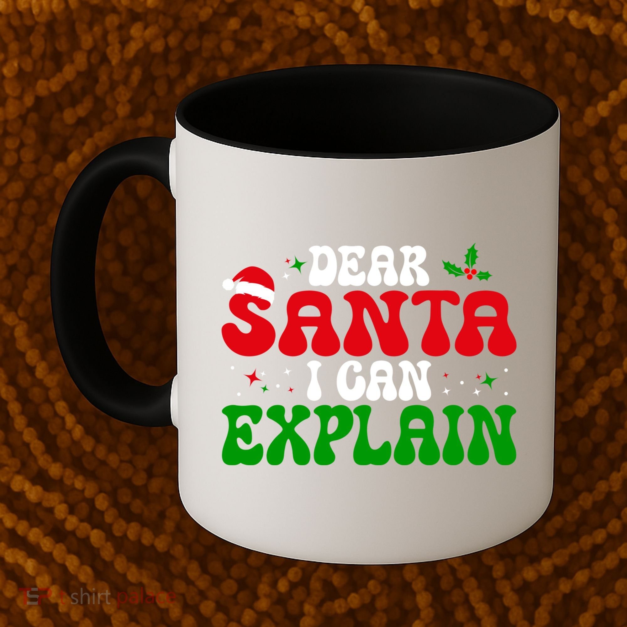 Dear Santa I Can Explain Funny Christmas Joke Gift Coffee Mug