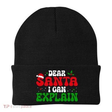 Dear Santa I Can Explain Funny Christmas Joke Gift Beanie