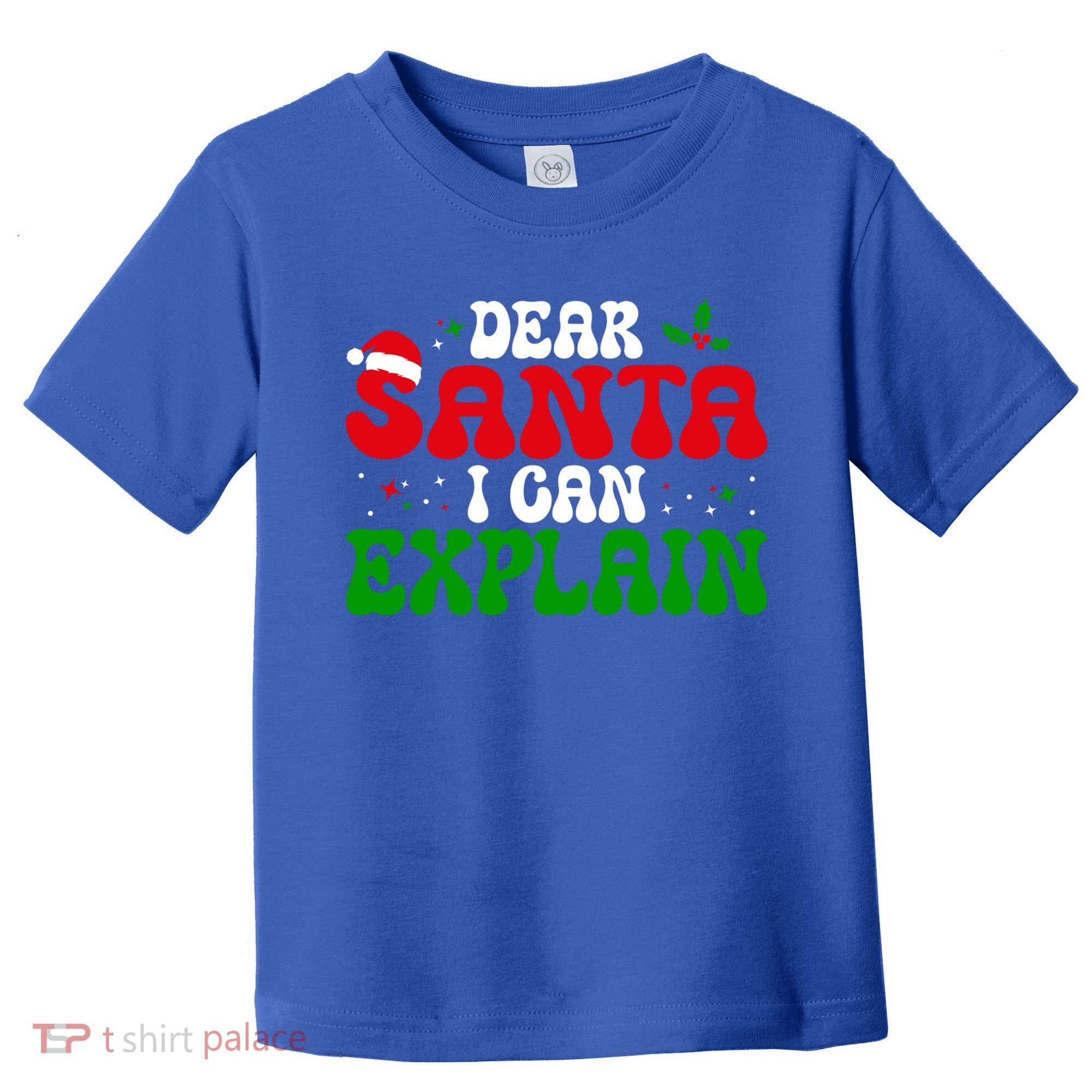 Dear Santa I Can Explain Funny Christmas Joke Gift Toddler T-Shirt