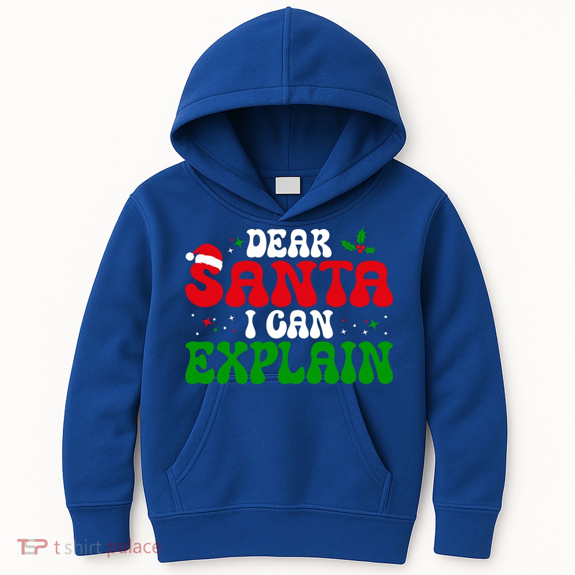 Dear Santa I Can Explain Funny Christmas Joke Gift Kids Hoodie