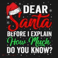 Dear Santa I Can Explain Funny Christmas Gift Adults Gift Backpack thumb 2