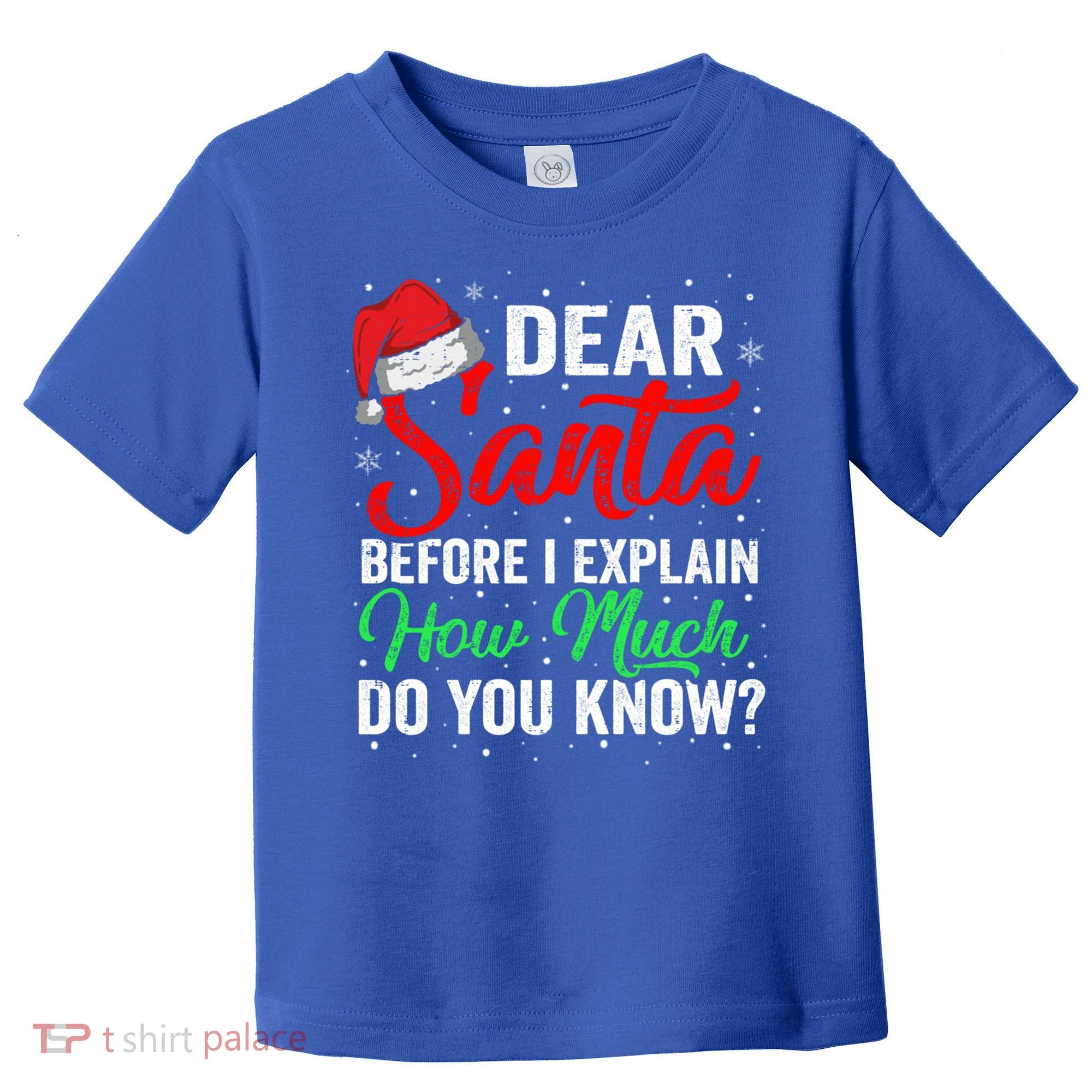 Dear Santa I Can Explain Funny Christmas Gift Adults Gift Toddler T-Shirt