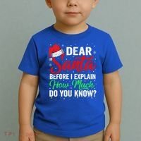 Dear Santa I Can Explain Funny Christmas Gift Adults Gift Toddler T-Shirt thumb 2