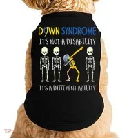 Down Syndrome It's A Different Ability Funny Down Syndrome Doggie Tank thumb 0