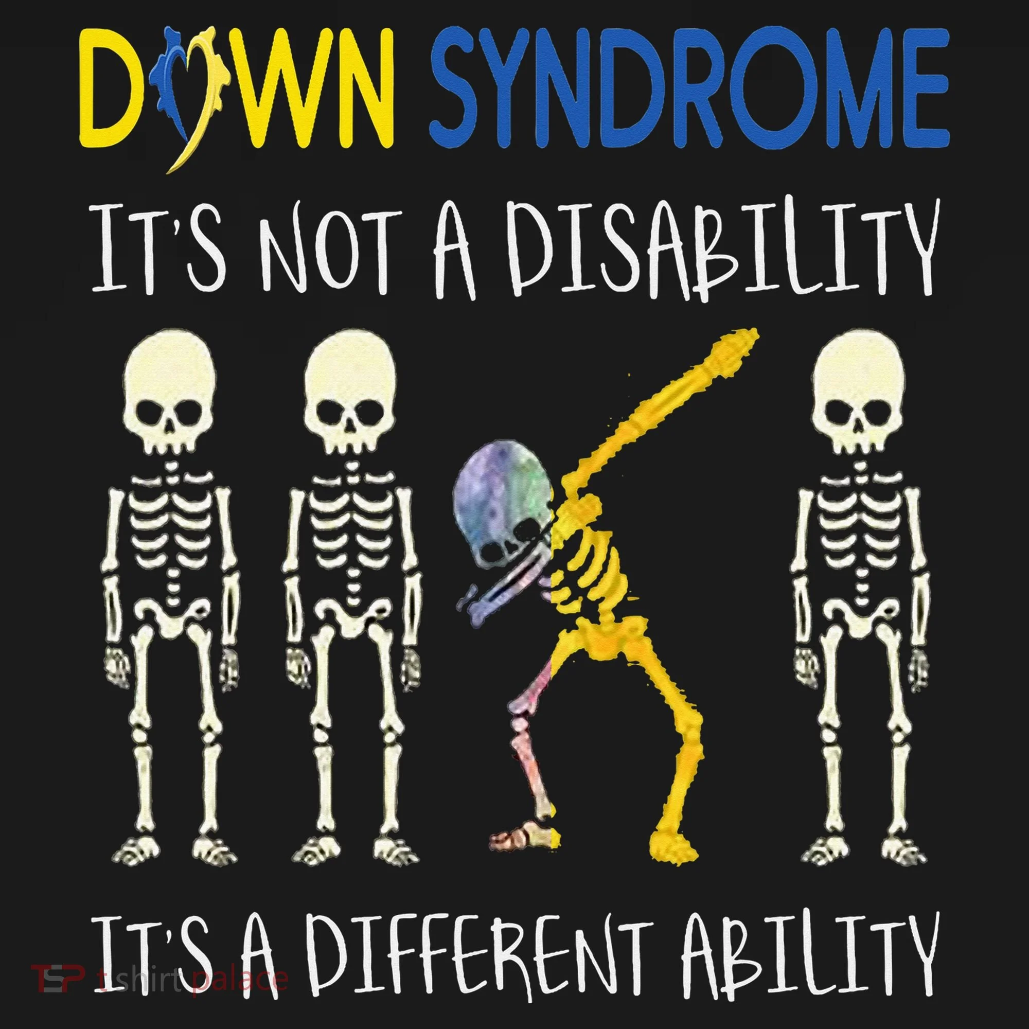 Down Syndrome It's A Different Ability Funny Down Syndrome Doggie Tank