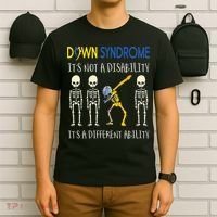 Down Syndrome It's A Different Ability Funny Down Syndrome T-Shirt thumb 6