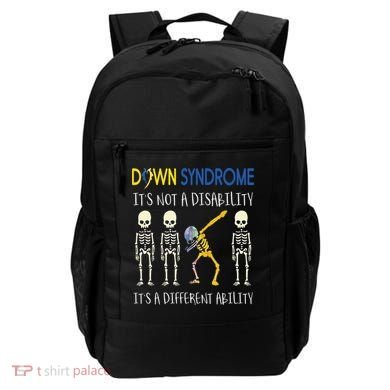 Down Syndrome It's A Different Ability Funny Down Syndrome Backpack