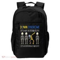 Down Syndrome It's A Different Ability Funny Down Syndrome Backpack thumb 0