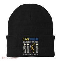Down Syndrome It's A Different Ability Funny Down Syndrome Beanie thumb 0