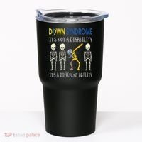 Down Syndrome It's A Different Ability Funny Down Syndrome Tumbler thumb 0
