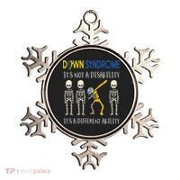 Down Syndrome It's A Different Ability Funny Down Syndrome Ornament thumb 0