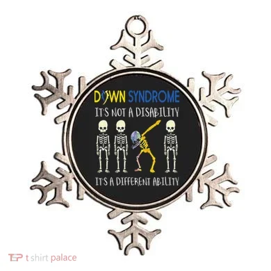 Down Syndrome It's A Different Ability Funny Down Syndrome Ornament