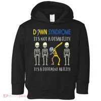 Down Syndrome It's A Different Ability Funny Down Syndrome Toddler Hoodie thumb 0