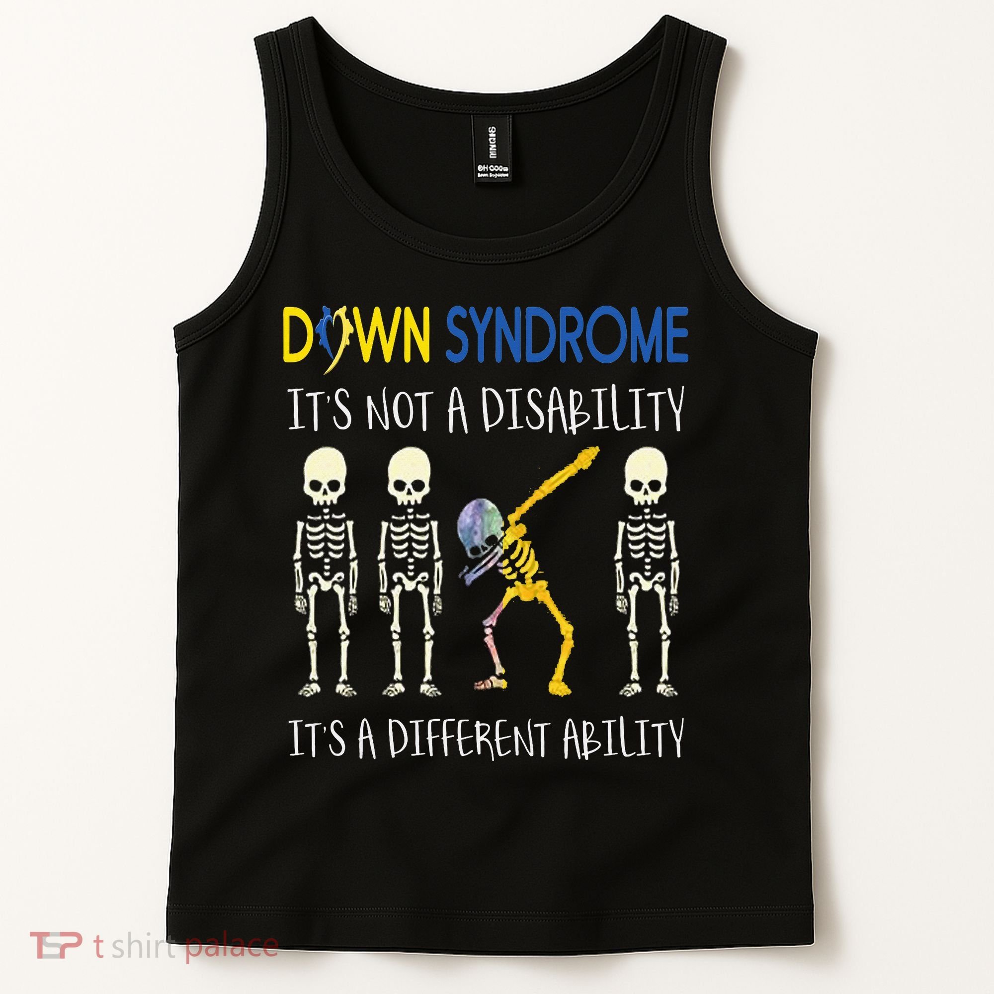 Down Syndrome It's A Different Ability Funny Down Syndrome Tank Top