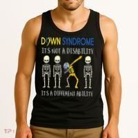 Down Syndrome It's A Different Ability Funny Down Syndrome Tank Top thumb 3