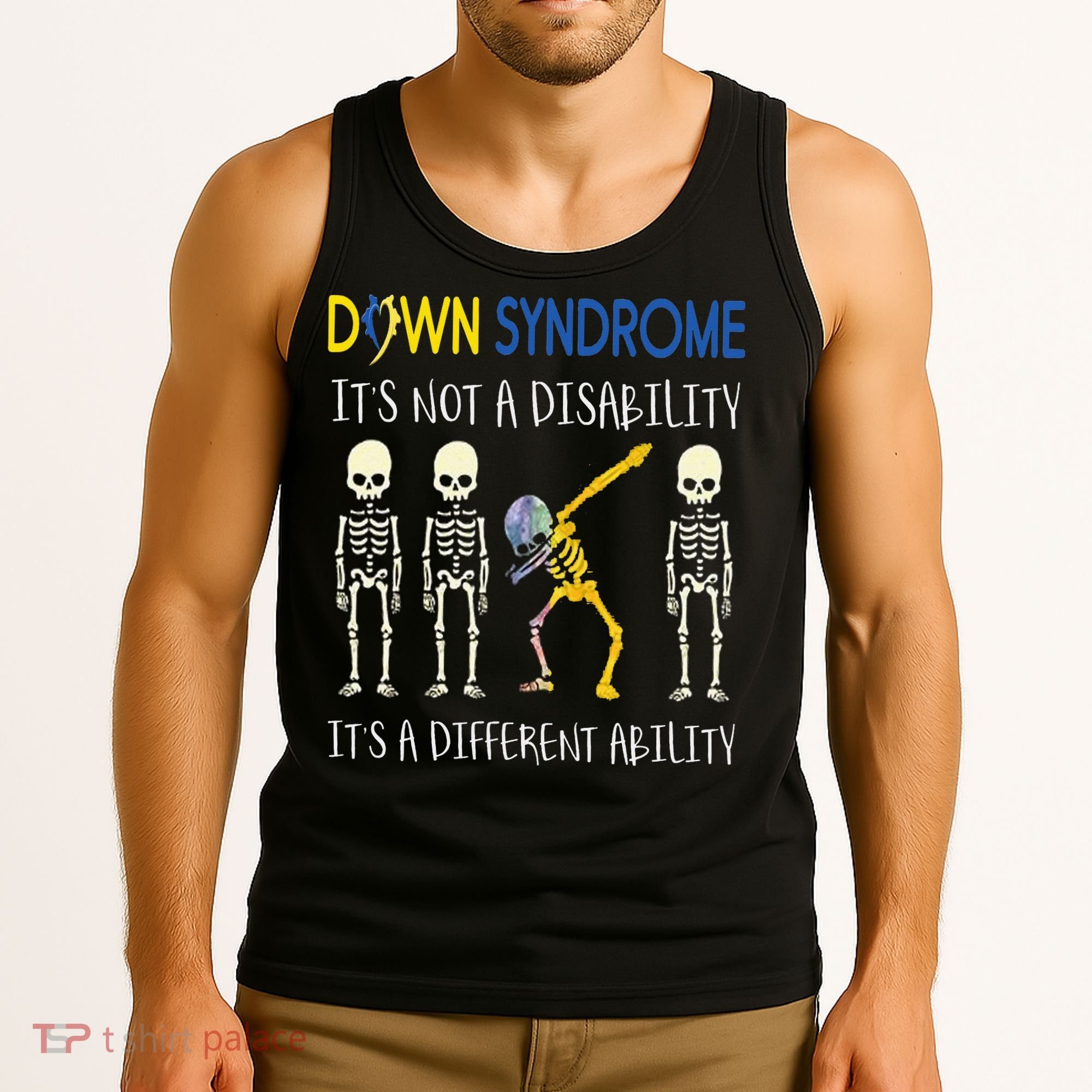 Down Syndrome It's A Different Ability Funny Down Syndrome Tank Top