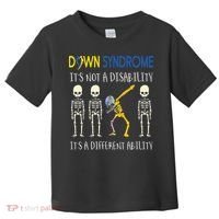 Down Syndrome It's A Different Ability Funny Down Syndrome Toddler T-Shirt thumb 0