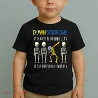 Down Syndrome It's A Different Ability Funny Down Syndrome Toddler T-Shirt thumb 2