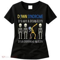 Down Syndrome It's A Different Ability Funny Down Syndrome Women's T-Shirt thumb 0